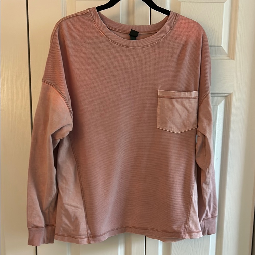 Wild Fable Variegated Salmon Sweatshirt